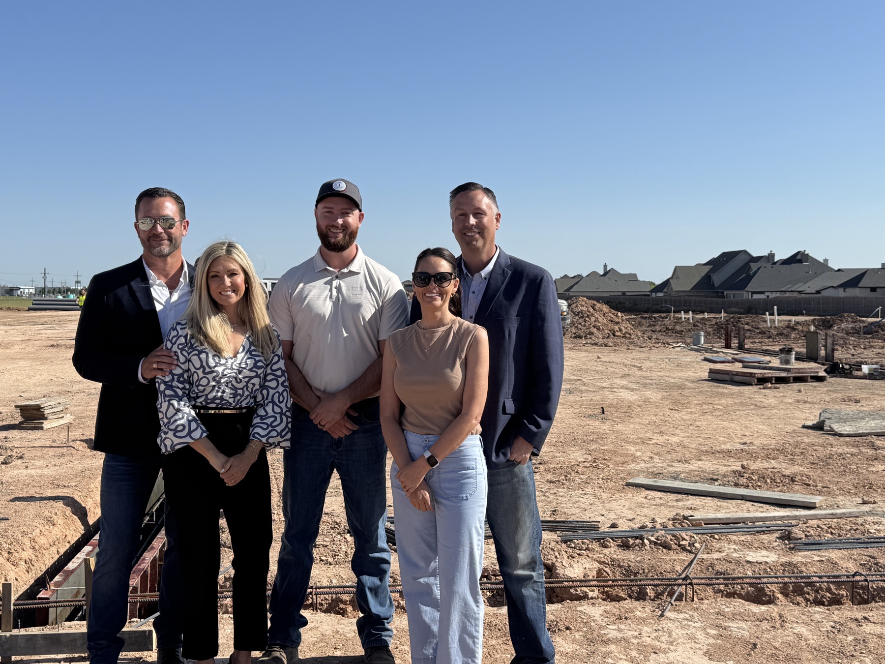 LYITE team at the beginning of Patriot Park construction